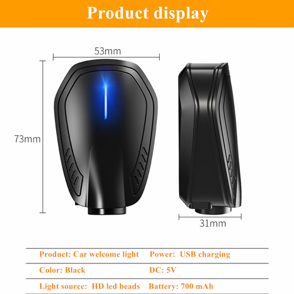 Car HD Rechargeable Wireless Door Welcome Light