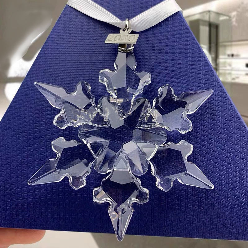 Crystal Snowflake Car Hanging Car Ornaments Car Pendant