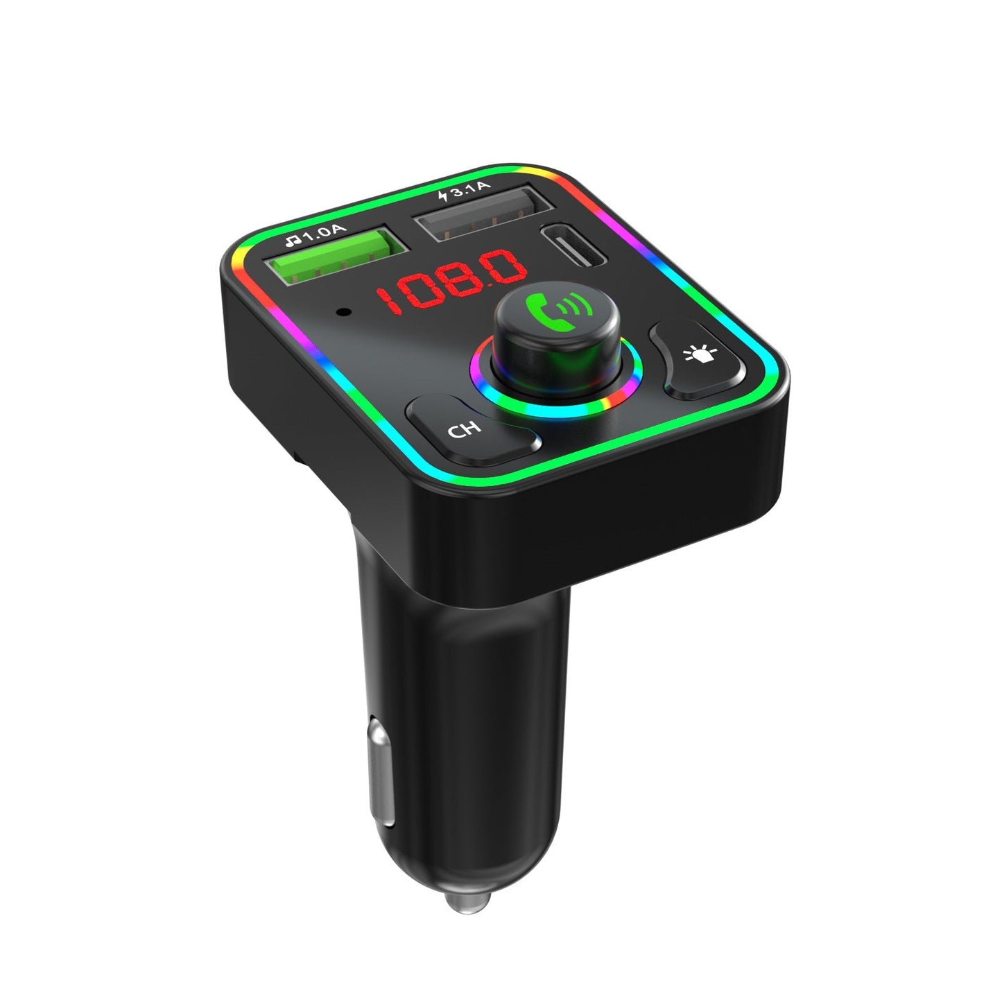 Mp3 Player Car Bluetooth With Ambient Light