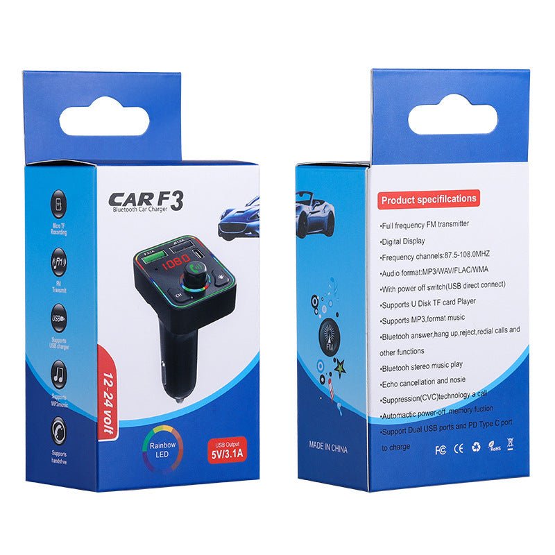 Mp3 Player Car Bluetooth With Ambient Light